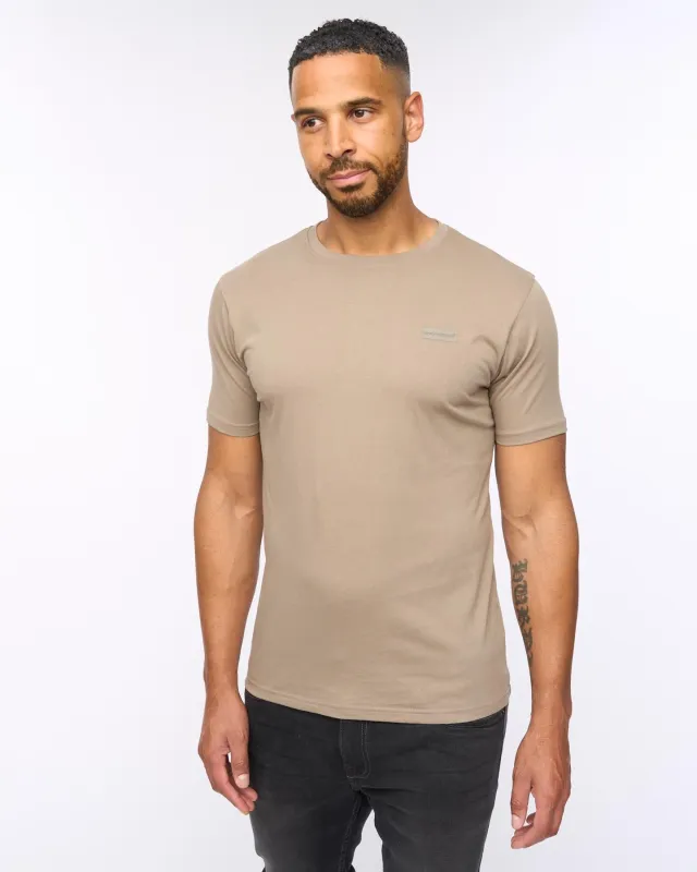 Mens Amonite T-Shirt Taupe sold by Brand Corner