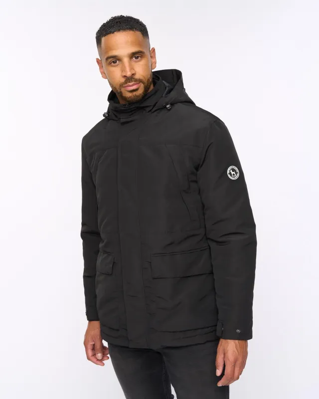 Mens  Winward Double Collar Jacket Black sold by Brand Corner