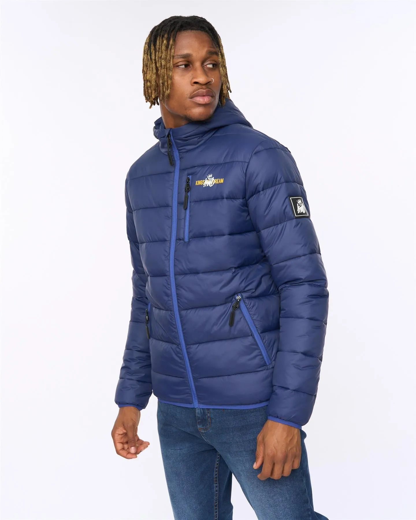 Mens Barcana Puffer Jacket Navy sold by Brand Corner product image thumbnail 2