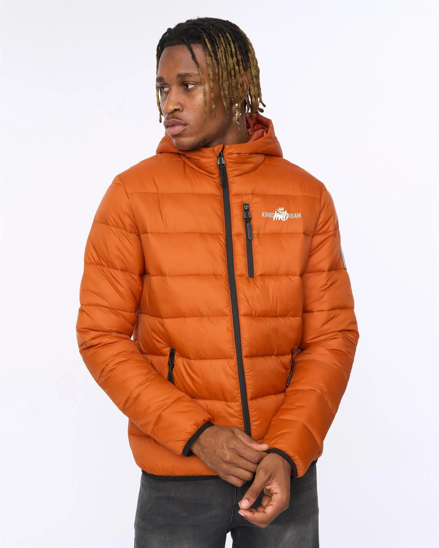 Mens Barcana Puffer Jacket Orange sold by Brand Corner product image thumbnail 2