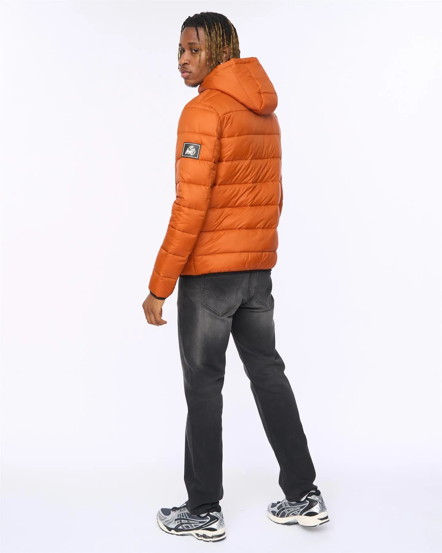 Mens Barcana Puffer Jacket Orange sold by Brand Corner product image thumbnail 4