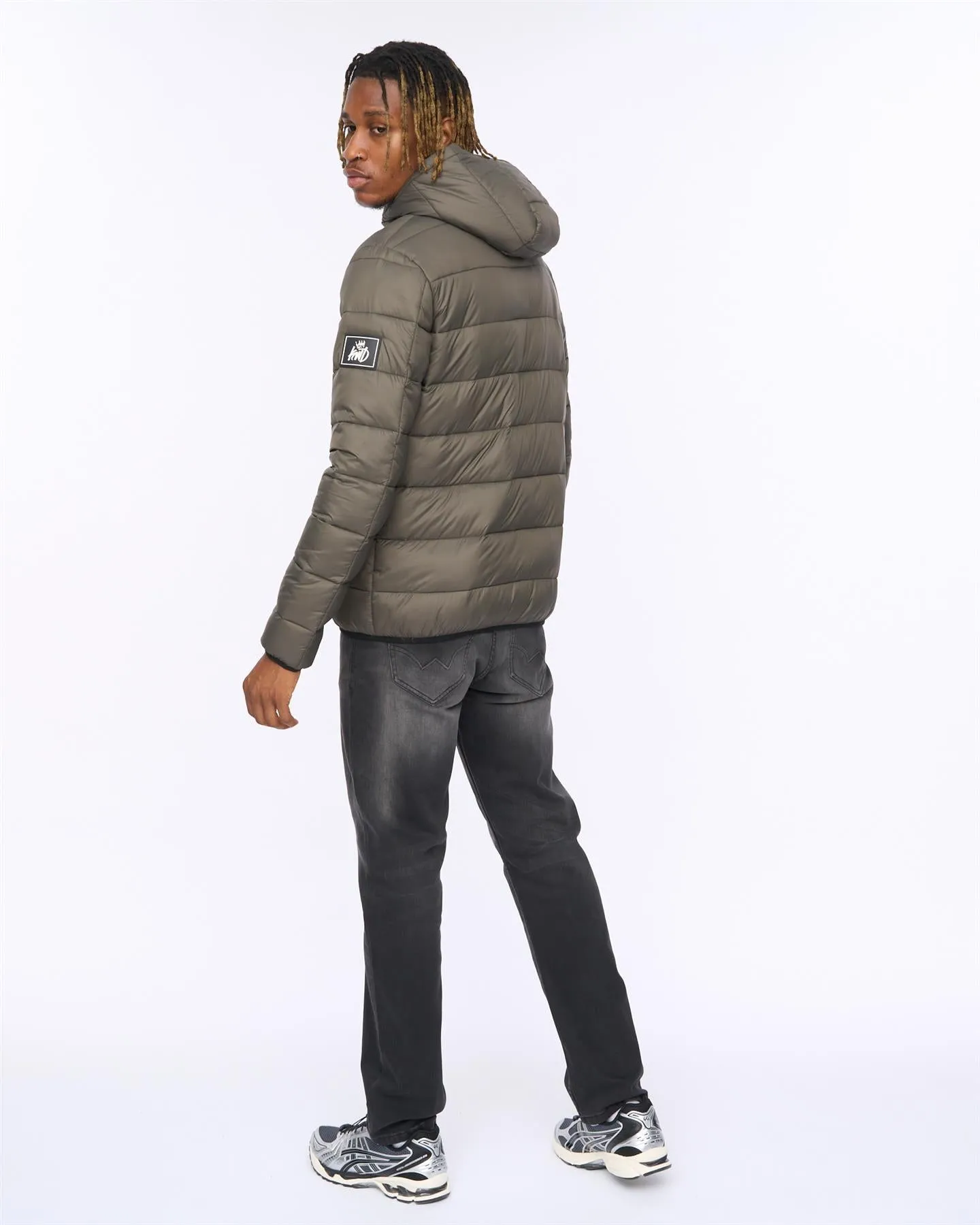 Mens Barcana Puffer Jacket Olive sold by Brand Corner product image thumbnail 4