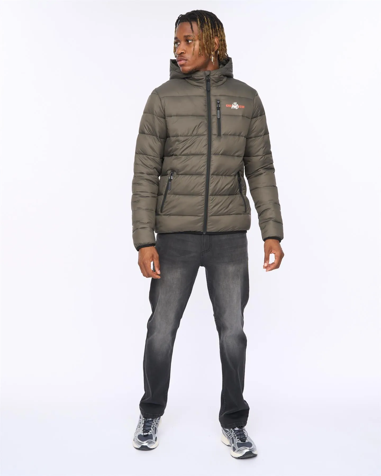 Mens Barcana Puffer Jacket Olive sold by Brand Corner product image thumbnail 3