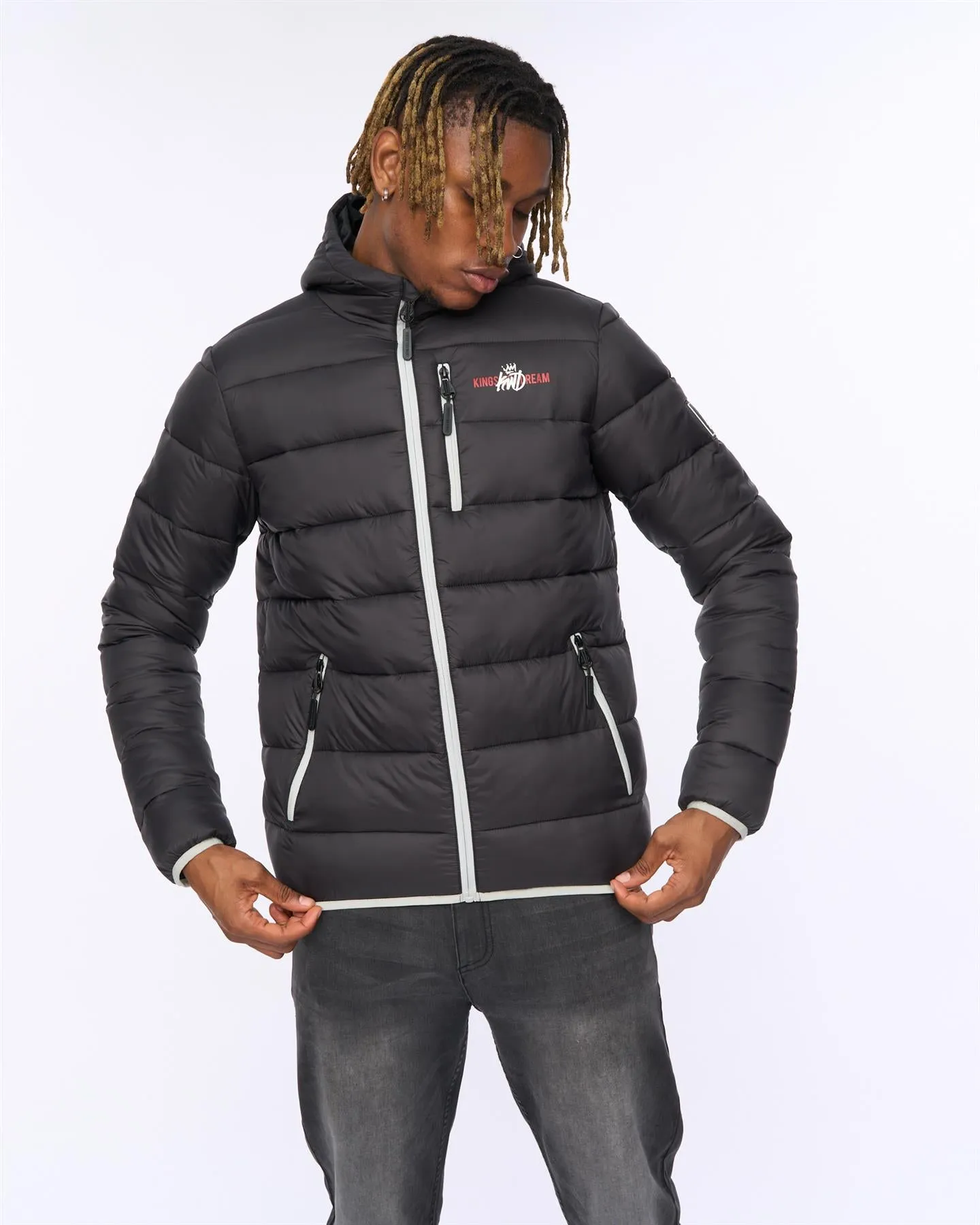 Mens Barcana Puffer Jacket Black sold by Brand Corner product image thumbnail 2