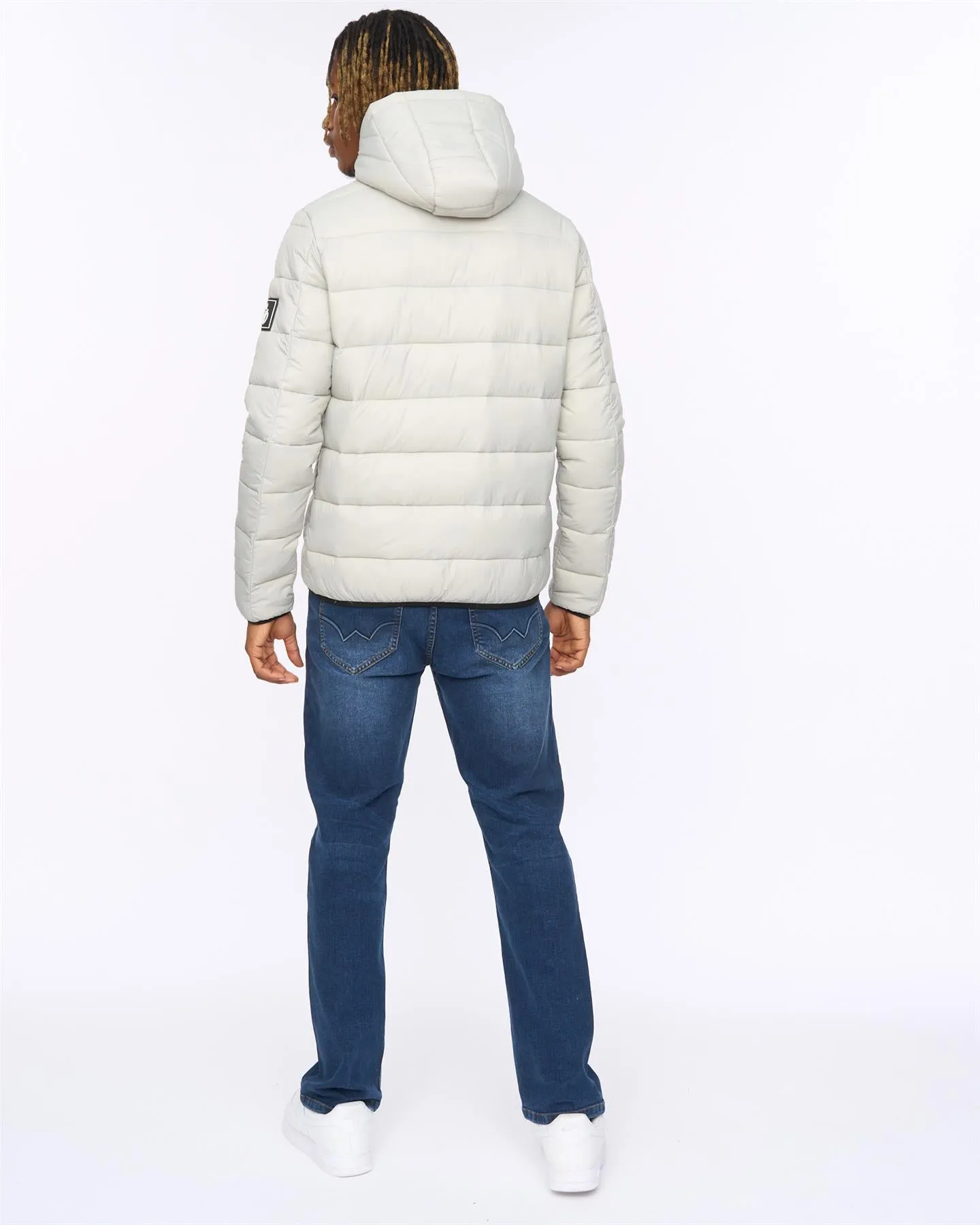 Mens Barcana Puffer Jacket Grey sold by Brand Corner product image thumbnail 3