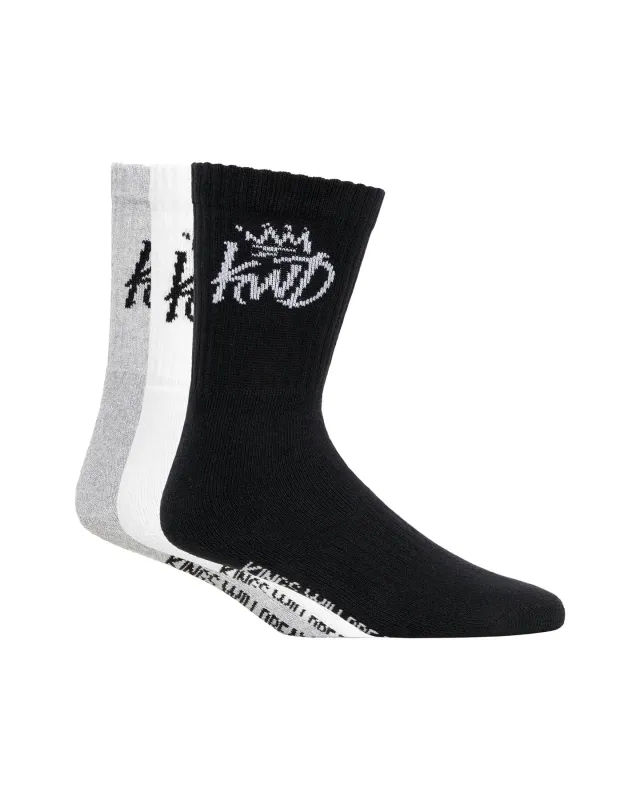 Mens Simplene Sports Socks 3pk Multi sold by Brand Corner