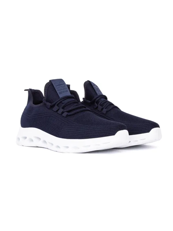 Trebedw Trainers Navy/White sold by Brand Corner