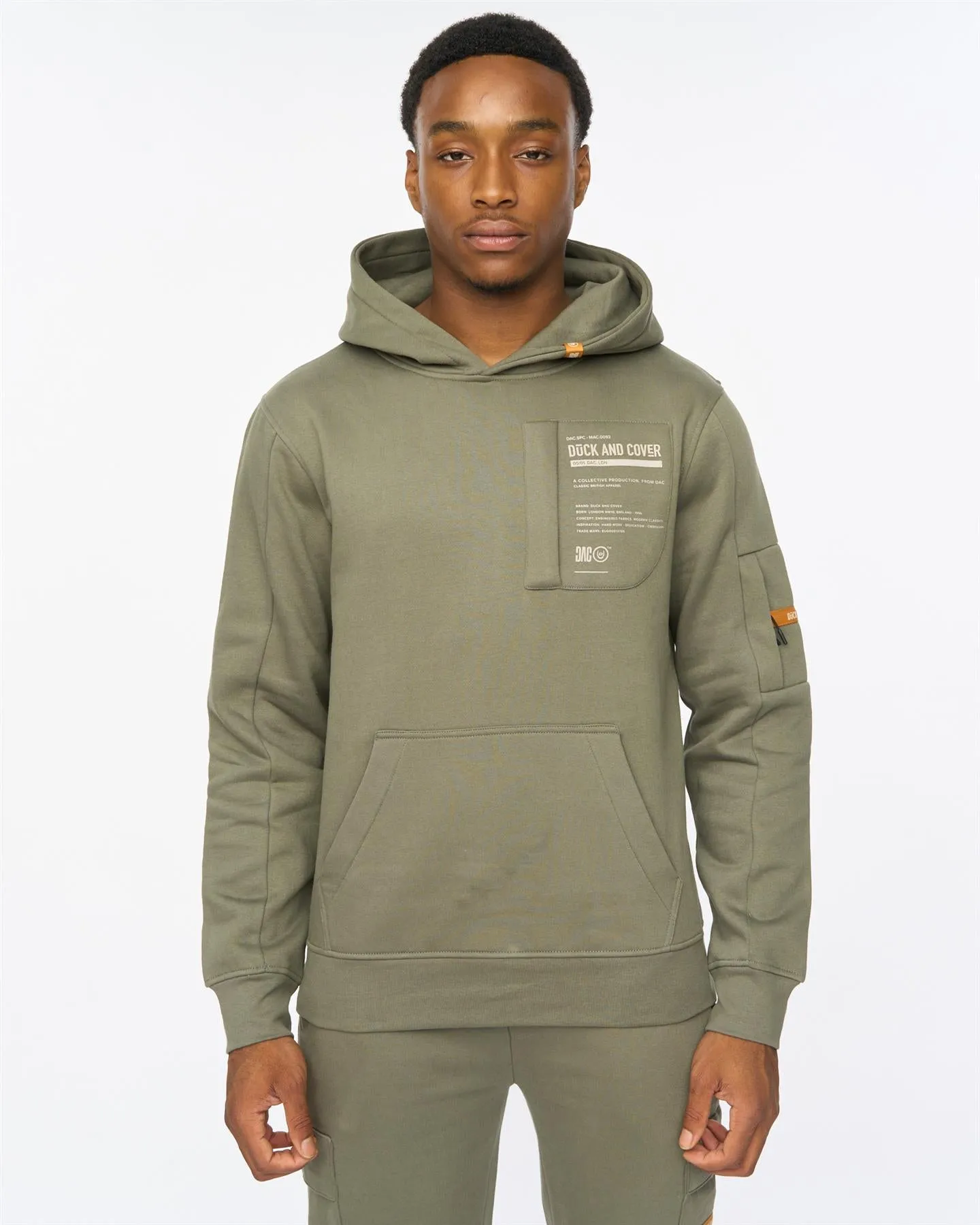 Mens Adamsberg Hoodie Dark Olive sold by Brand Corner
