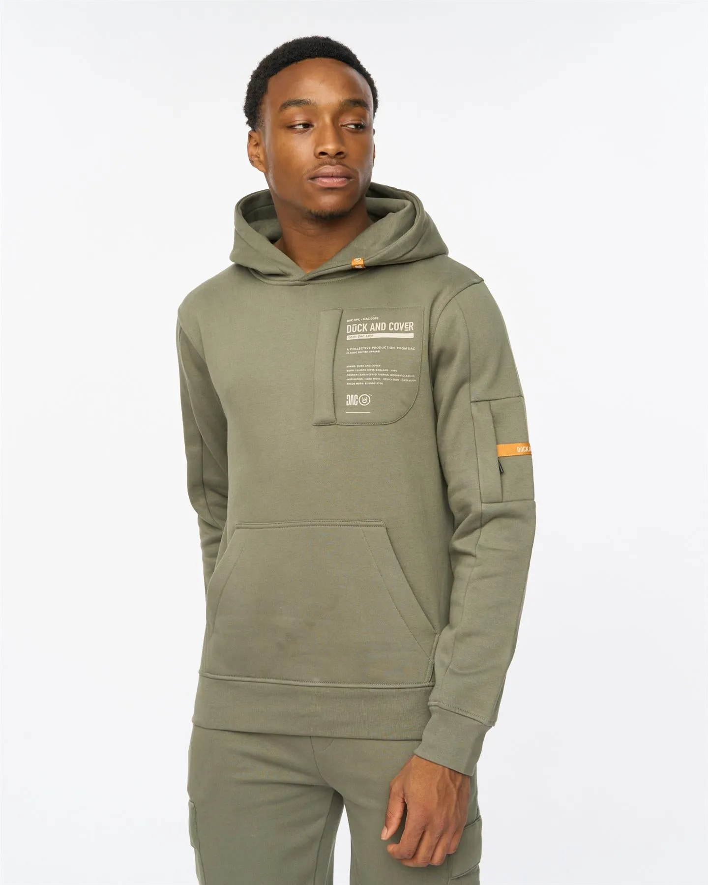 Mens Adamsberg Hoodie Dark Olive sold by Brand Corner product image thumbnail 2
