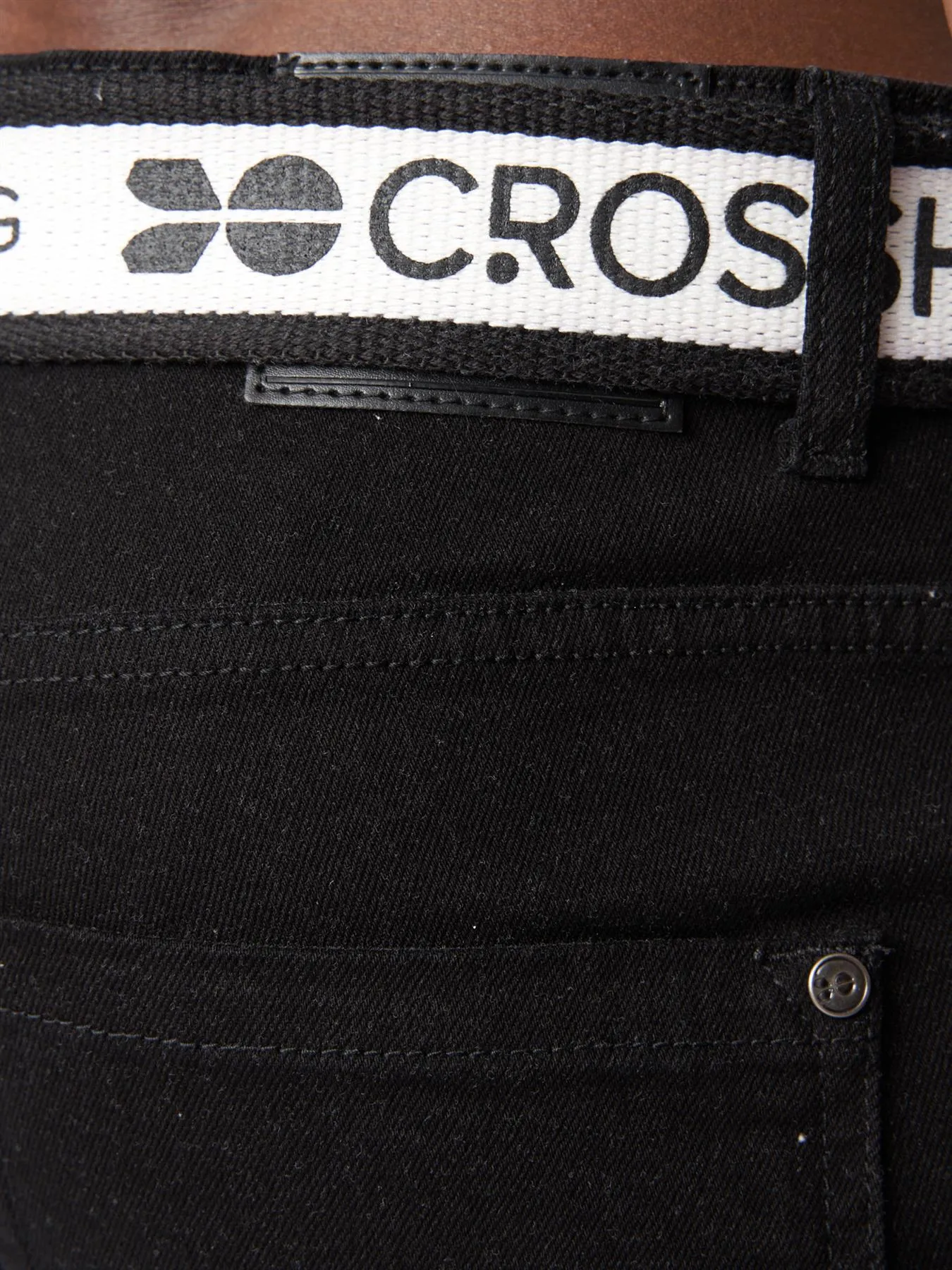 Mens Barbeck Slim Fit Jeans Solid Black sold by Brand Corner product image thumbnail 4