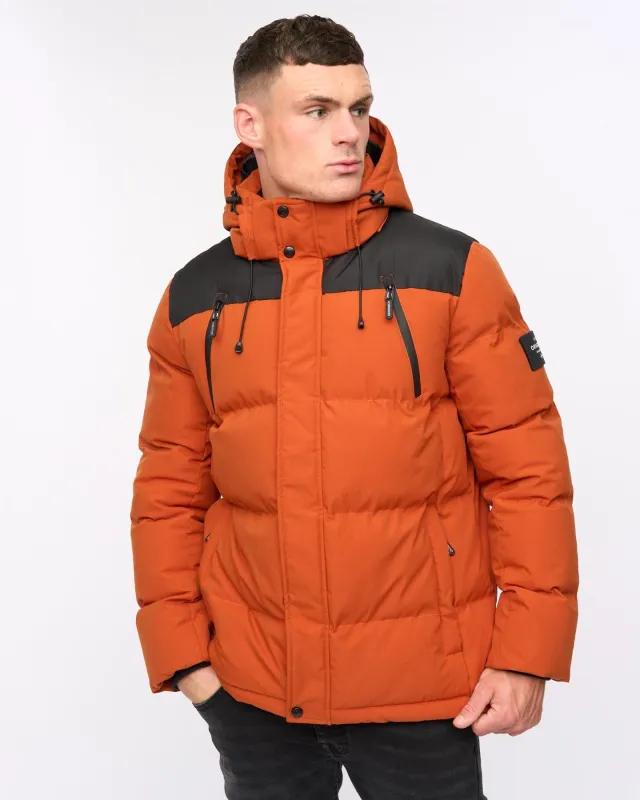 Mens Menray Jacket Burnt Orange sold by Brand Corner