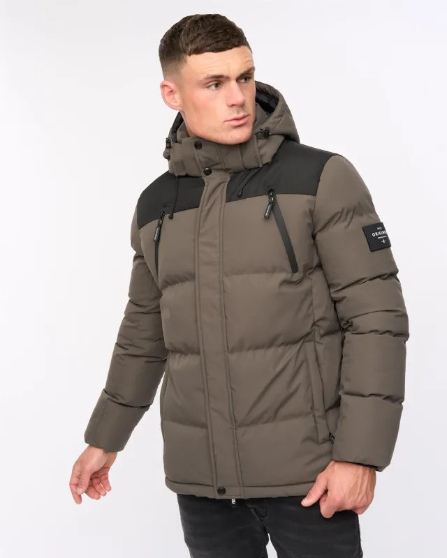 Mens Menray Jacket Olive sold by Brand Corner
