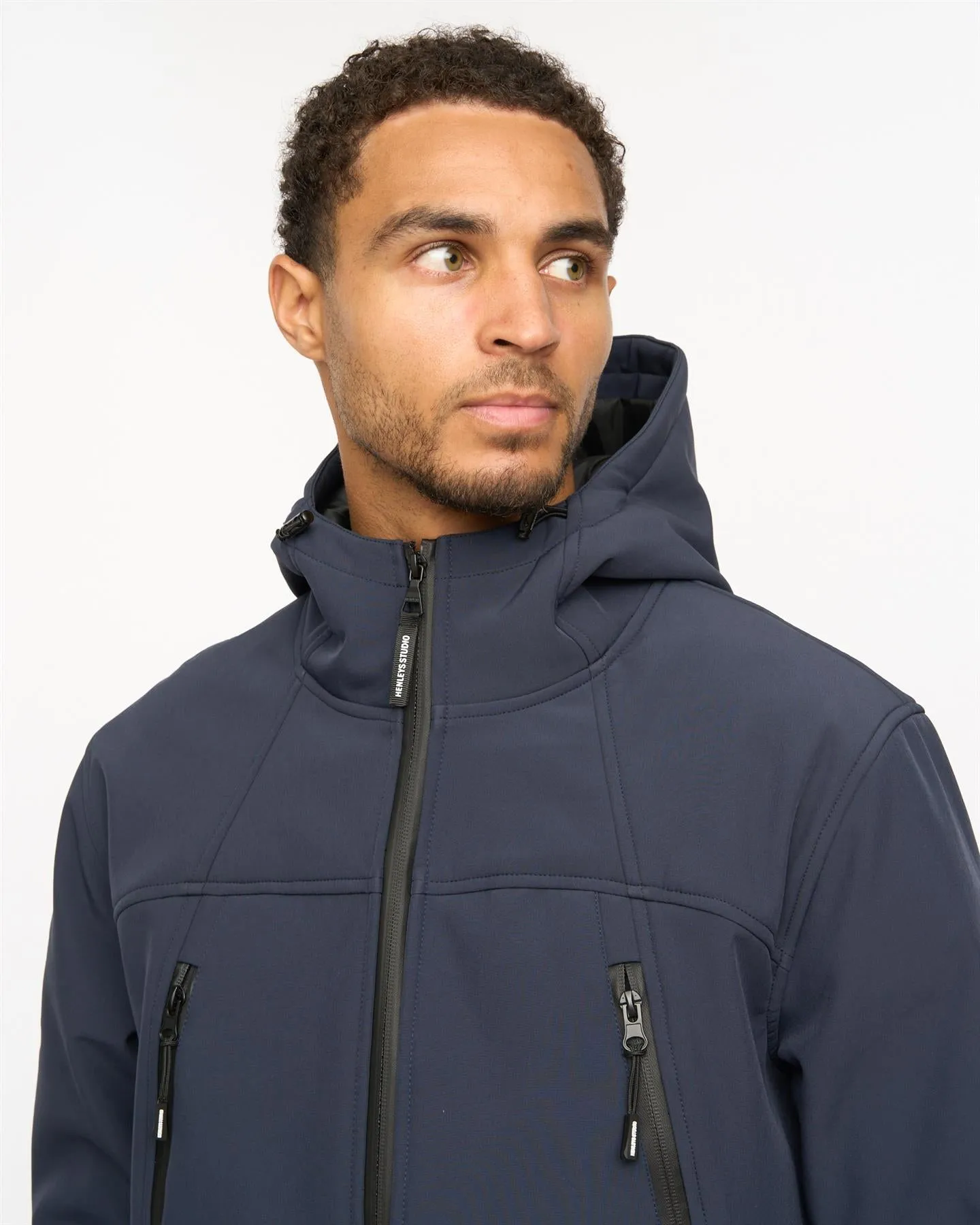 Mens Expand Soft Shell Jacket Navy sold by Brand Corner product image thumbnail 5