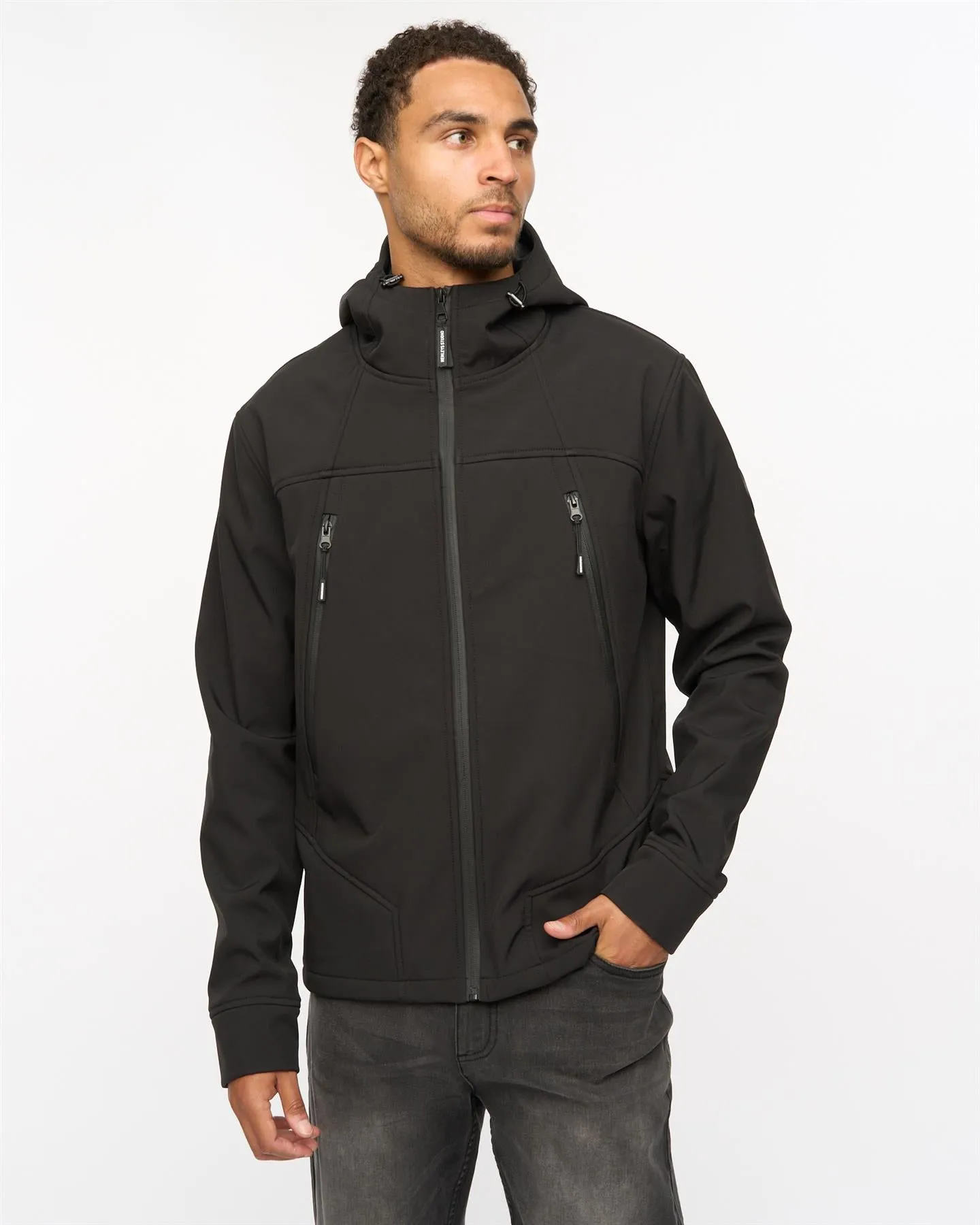 Mens Expand Soft Shell Jacket Black sold by Brand Corner product image thumbnail 2