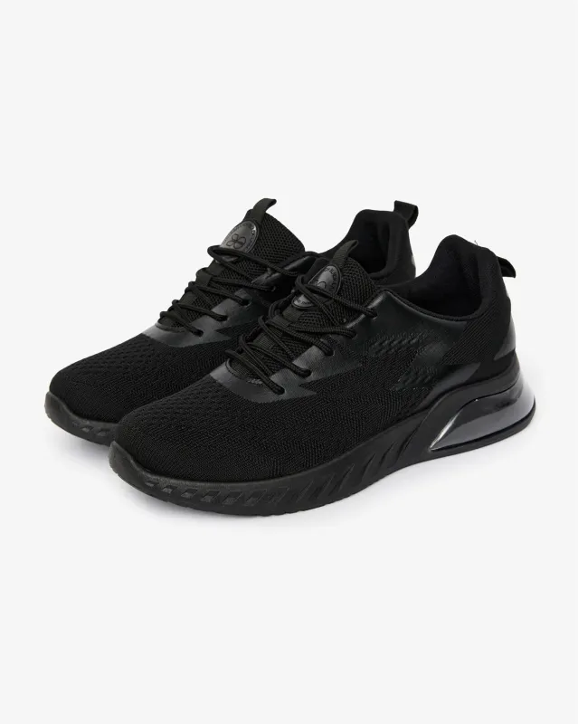 Mens Earsdon Flyknit Trainers Black sold by Brand Corner