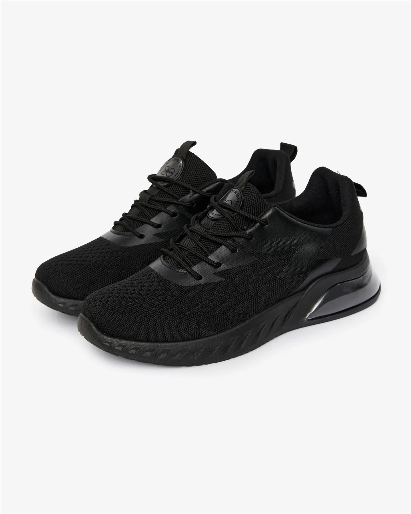 Mens Earsdon Flyknit Trainers Black sold by Brand Corner