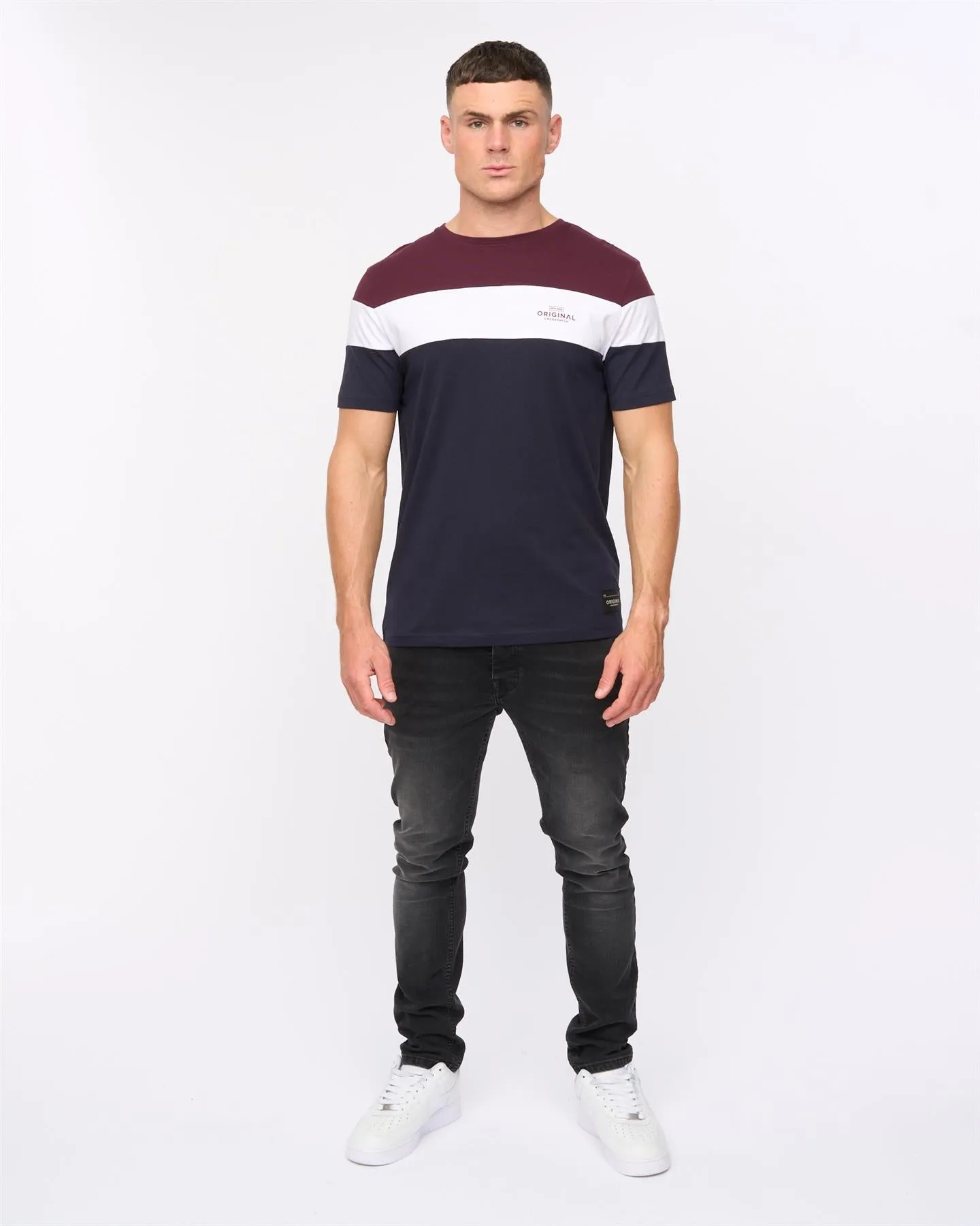 Mens Pattermay T-Shirt Raisin sold by Brand Corner product image thumbnail 3