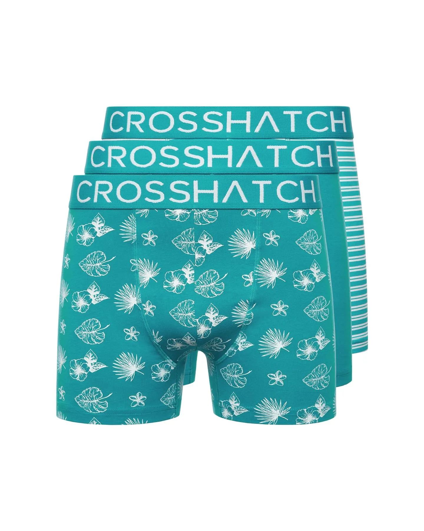 Mens Hovland Boxers 3pk Tropical Green sold by Brand Corner