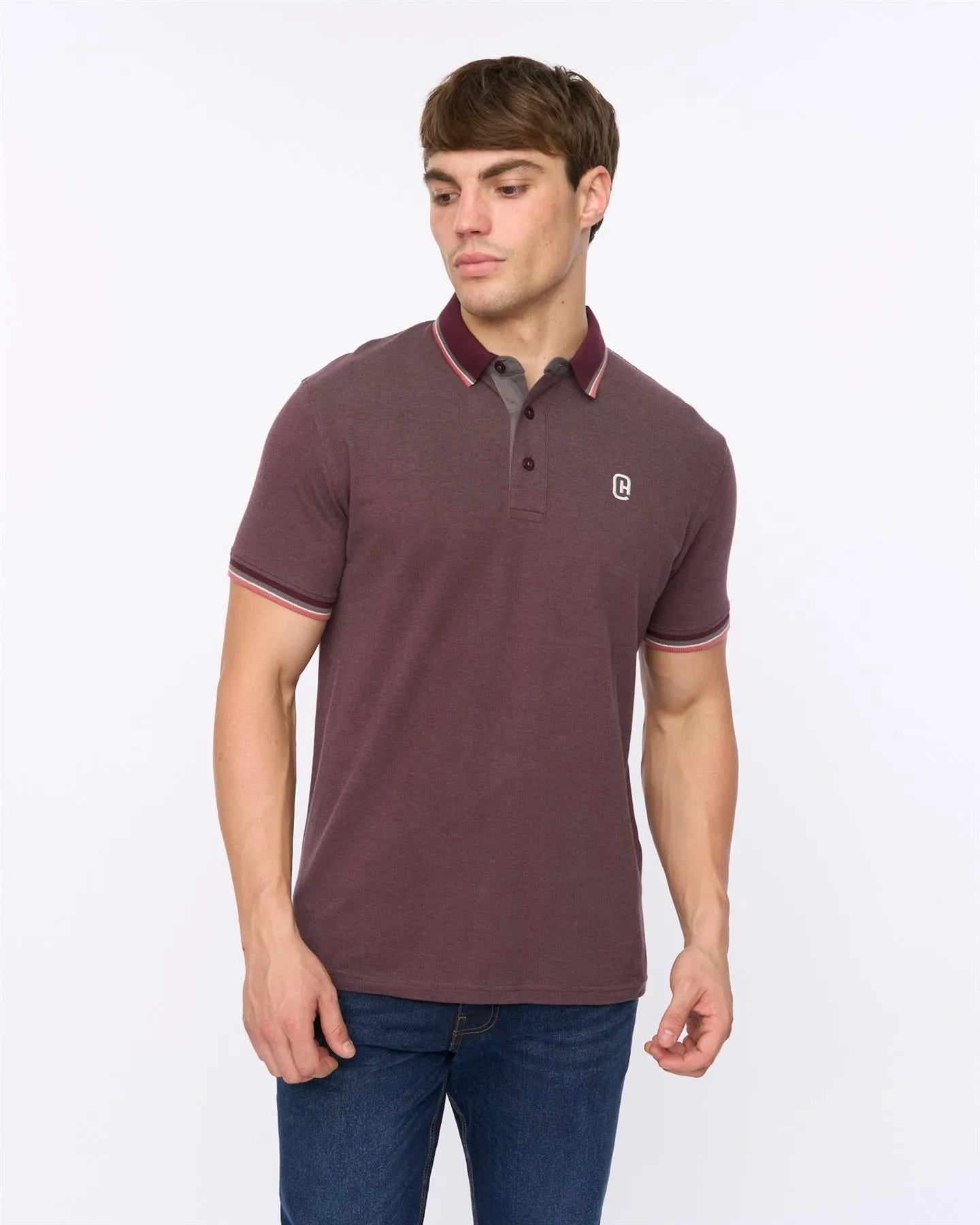 Mens Mettormoore Polo Raisin sold by Brand Corner