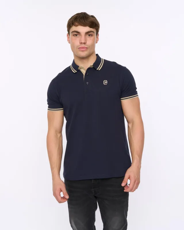 Mens Mackerby Polo Navy sold by Brand Corner