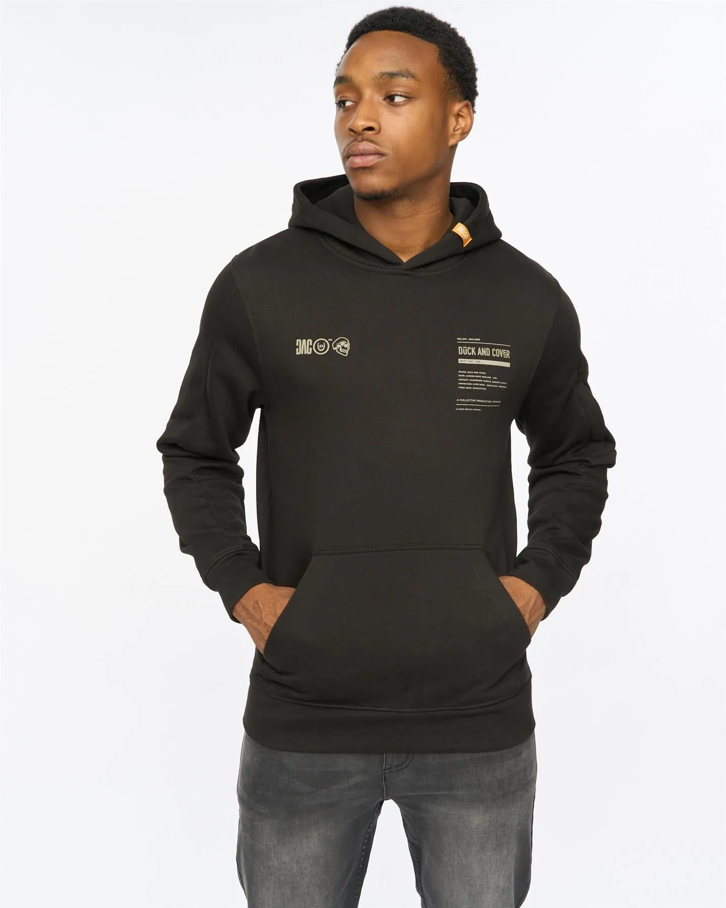 Mens Skullmatic Hoodie Black sold by Brand Corner product image thumbnail 5
