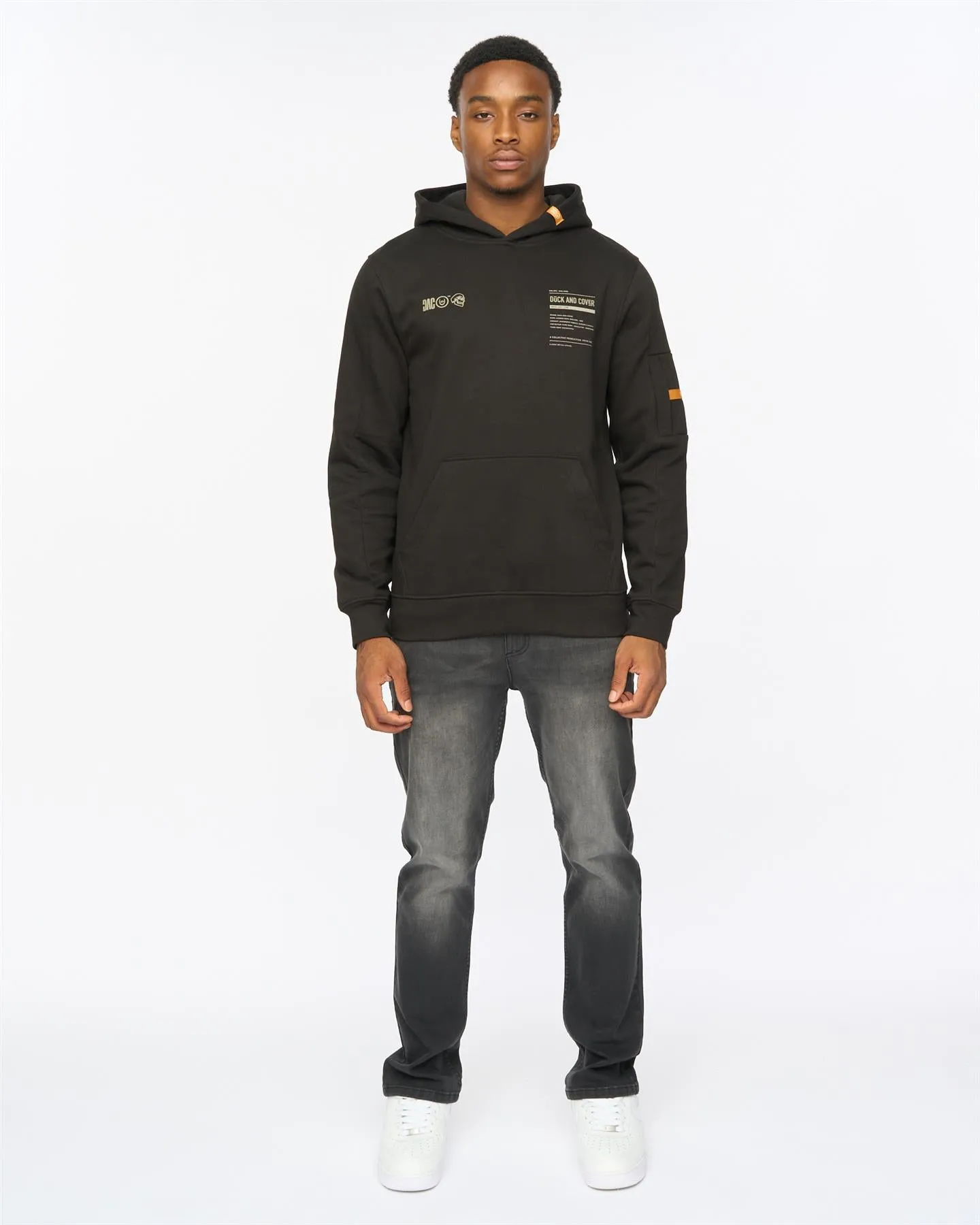 Mens Skullmatic Hoodie Black sold by Brand Corner product image thumbnail 3