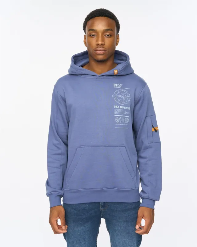 Mens Ashland Hoodie Denim Blue sold by Brand Corner