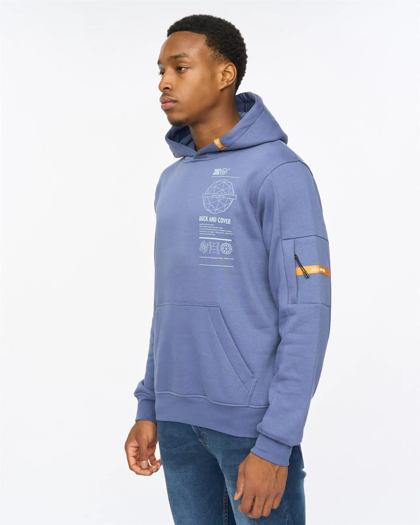 Mens Ashland Hoodie Denim Blue sold by Brand Corner product image thumbnail 2