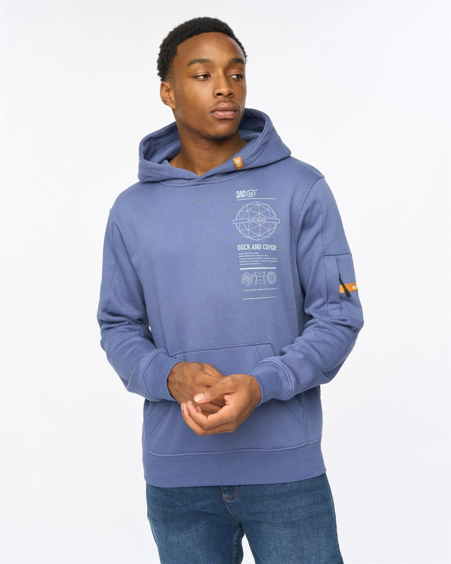 Mens Ashland Hoodie Denim Blue sold by Brand Corner product image thumbnail 3