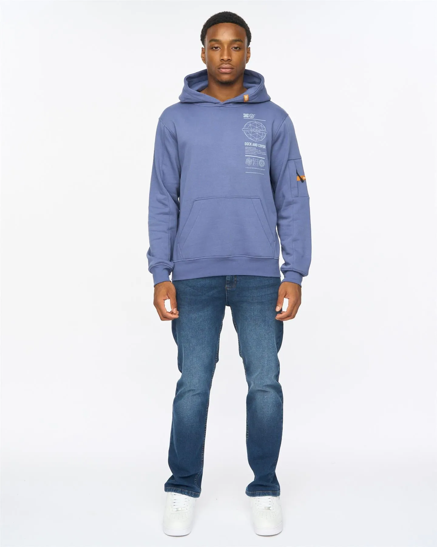 Mens Ashland Hoodie Denim Blue sold by Brand Corner product image thumbnail 4