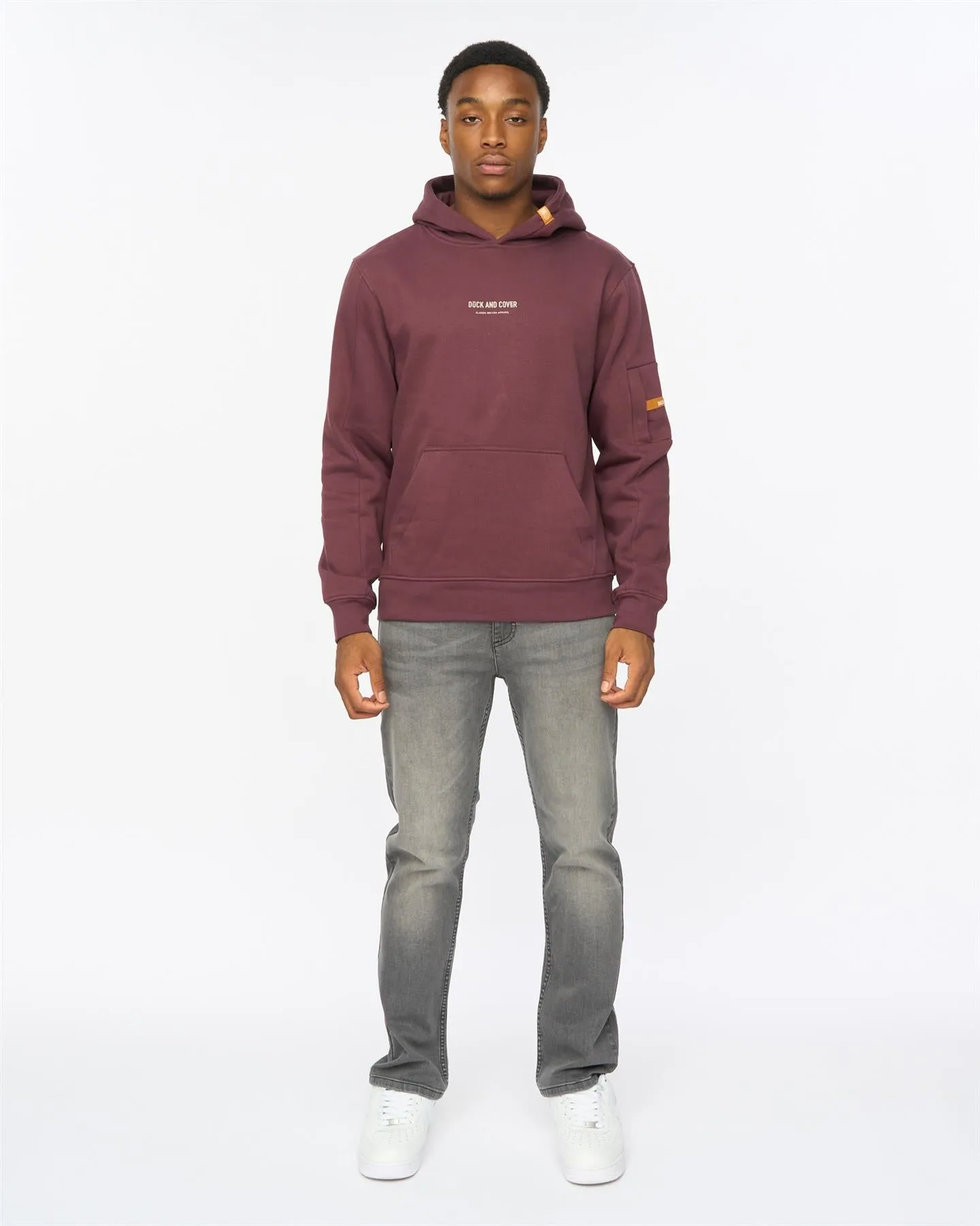 Mens Brammers V2 Hoodie Raisin sold by Brand Corner product image thumbnail 3