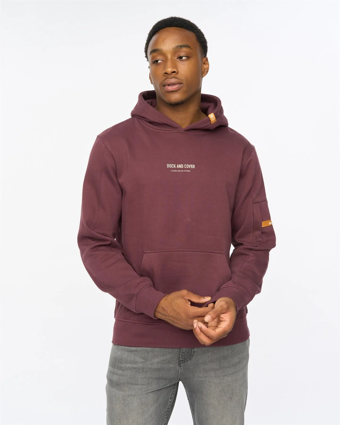 Mens Brammers V2 Hoodie Raisin sold by Brand Corner product image thumbnail 4