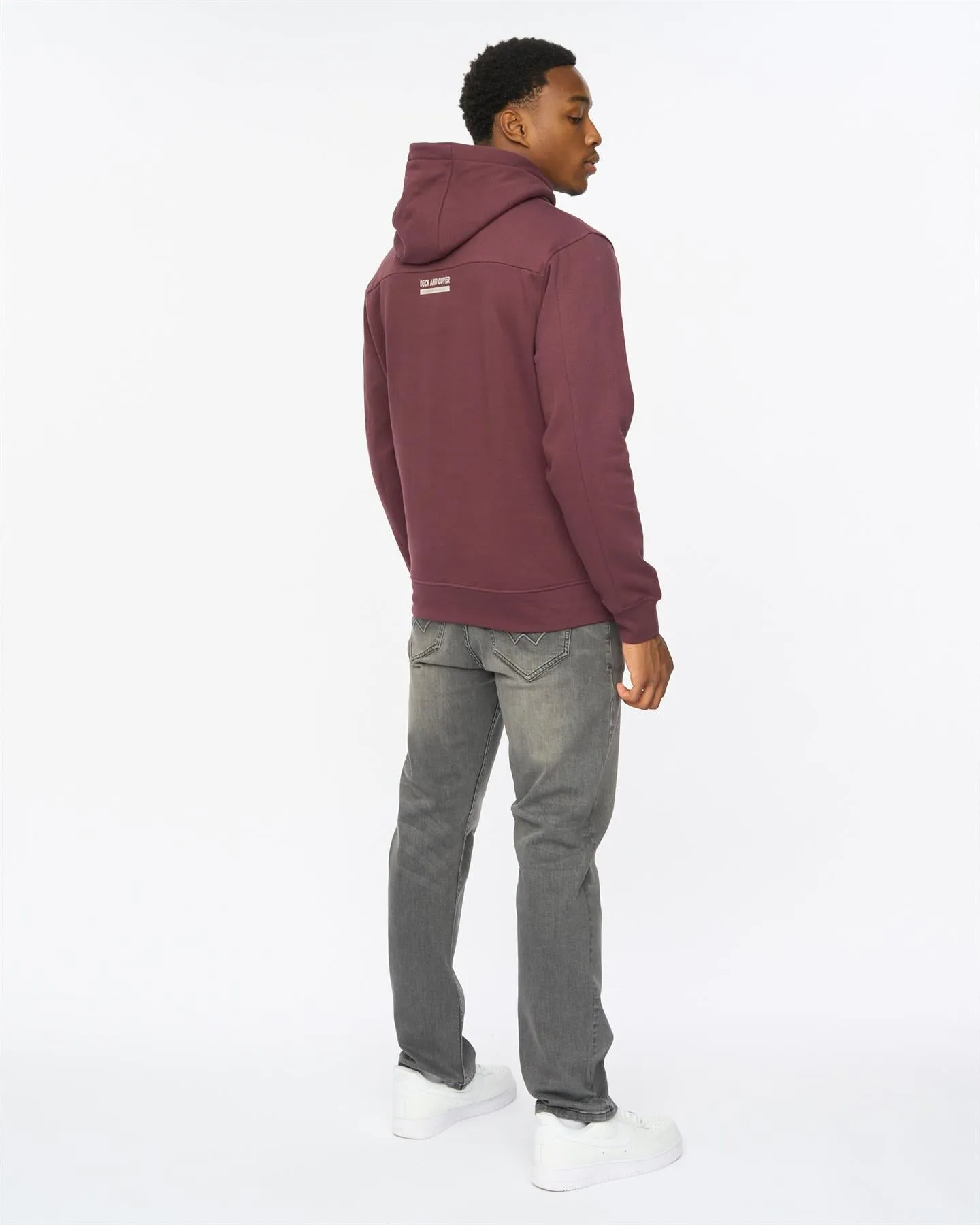Mens Brammers V2 Hoodie Raisin sold by Brand Corner product image thumbnail 5