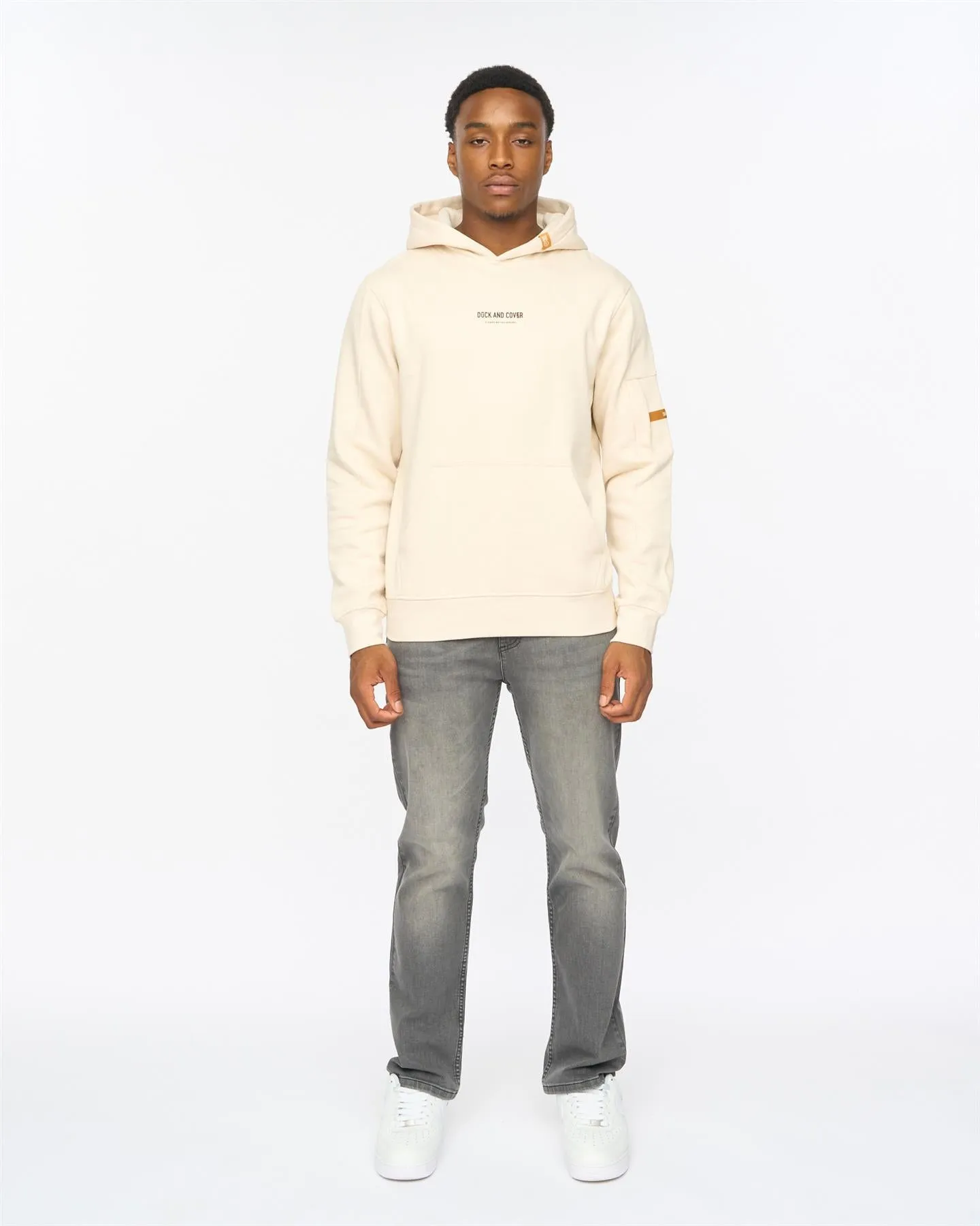Mens Brammers V2 Hoodie Off White sold by Brand Corner product image thumbnail 3