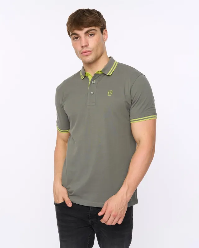 Mens Mackerby Polo Olive sold by Brand Corner