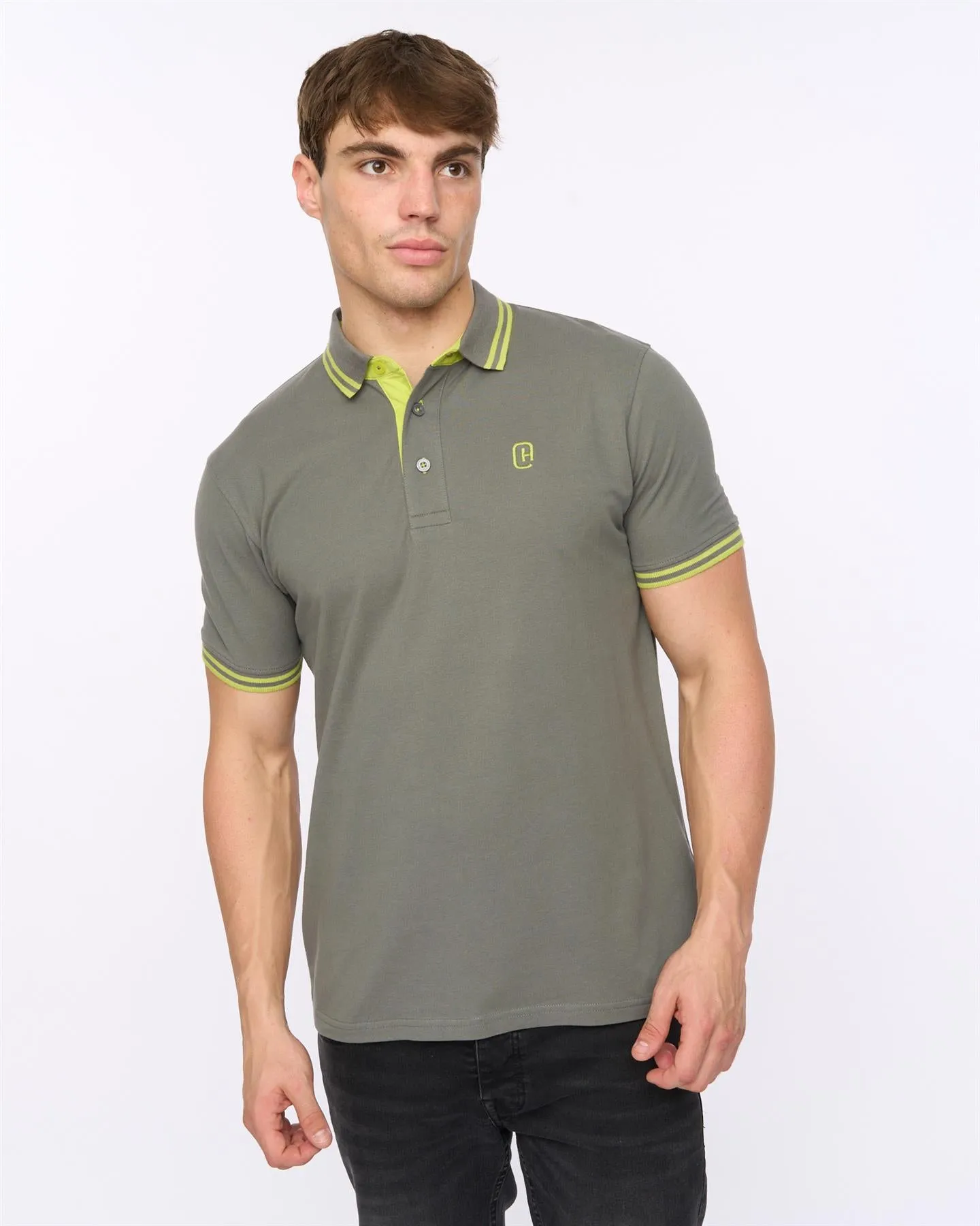 Mens Mackerby Polo Olive sold by Brand Corner product image thumbnail 2