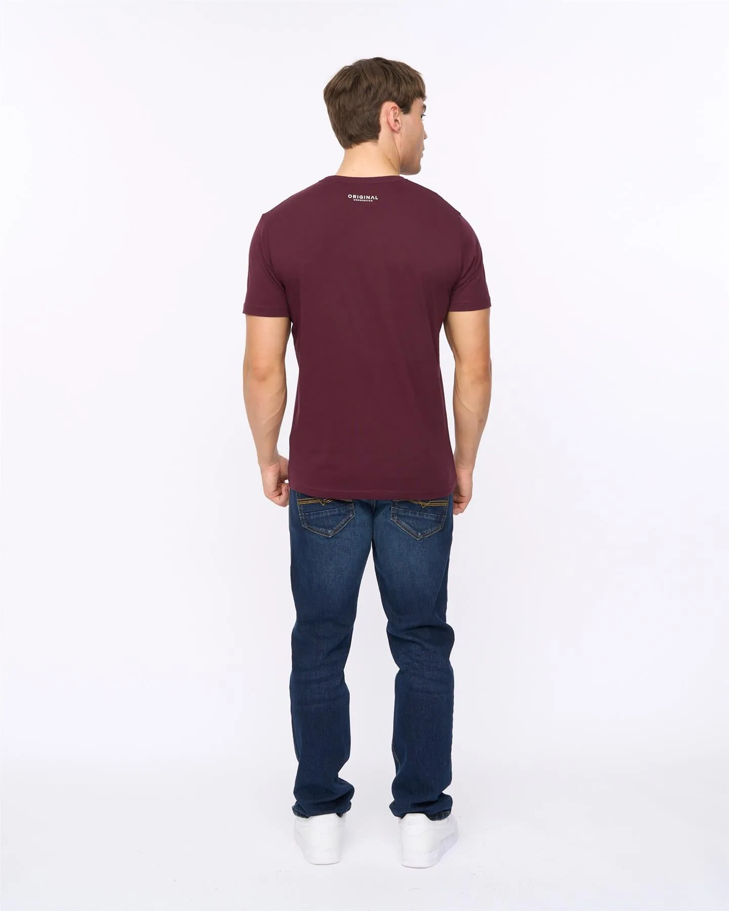 Mens Hellmere T-Shirt Raisin sold by Brand Corner product image thumbnail 5
