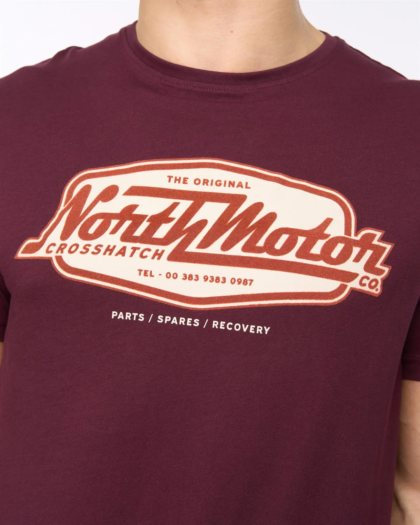 Mens Hellmere T-Shirt Raisin sold by Brand Corner product image thumbnail 4