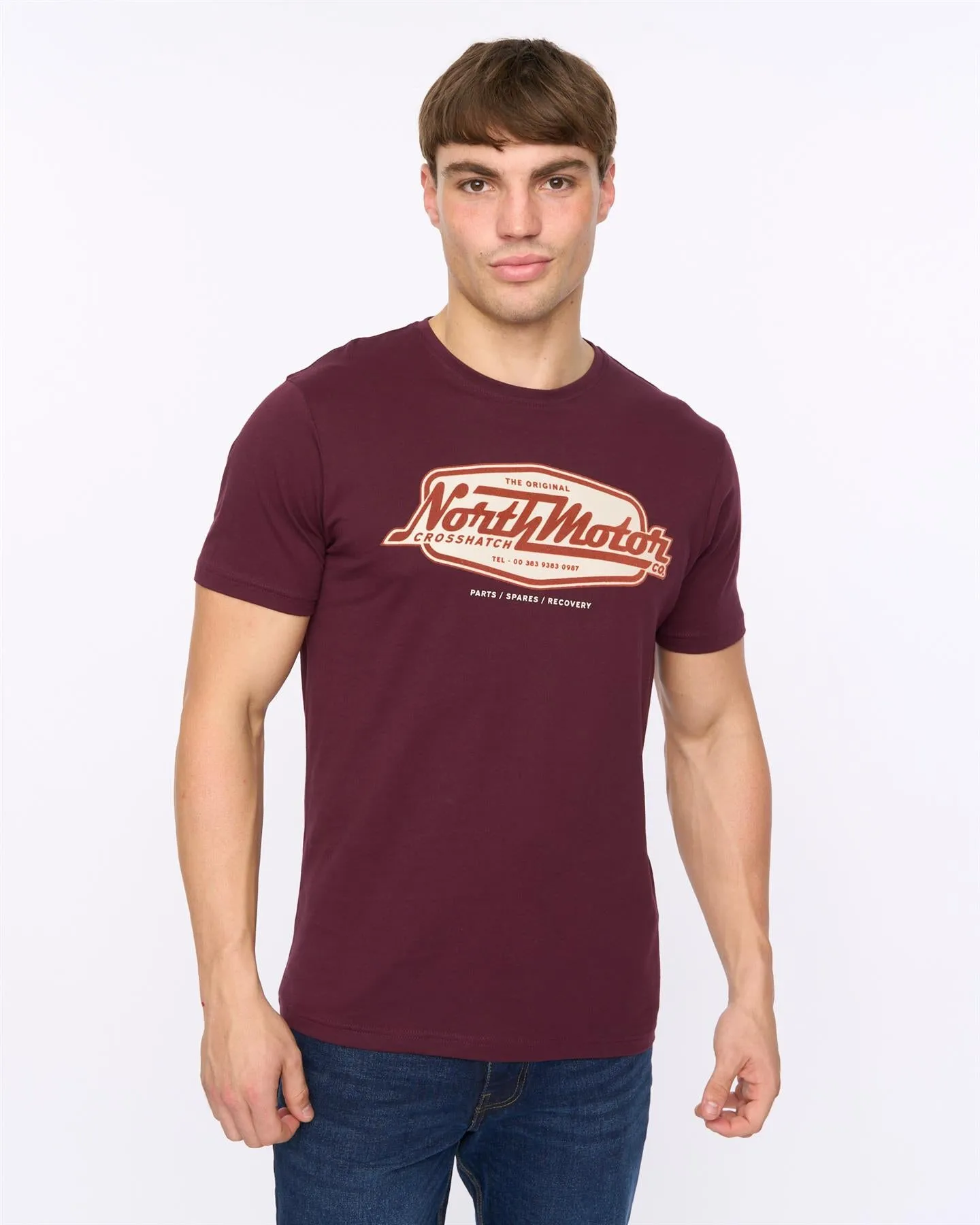 Mens Hellmere T-Shirt Raisin sold by Brand Corner
