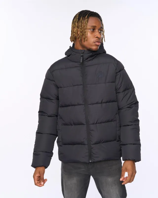 Mens Orlo Puffa Jacket Black sold by Brand Corner
