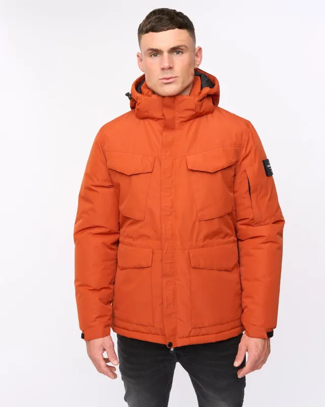 Mens Plentons Jacket Burnt Orange sold by Brand Corner