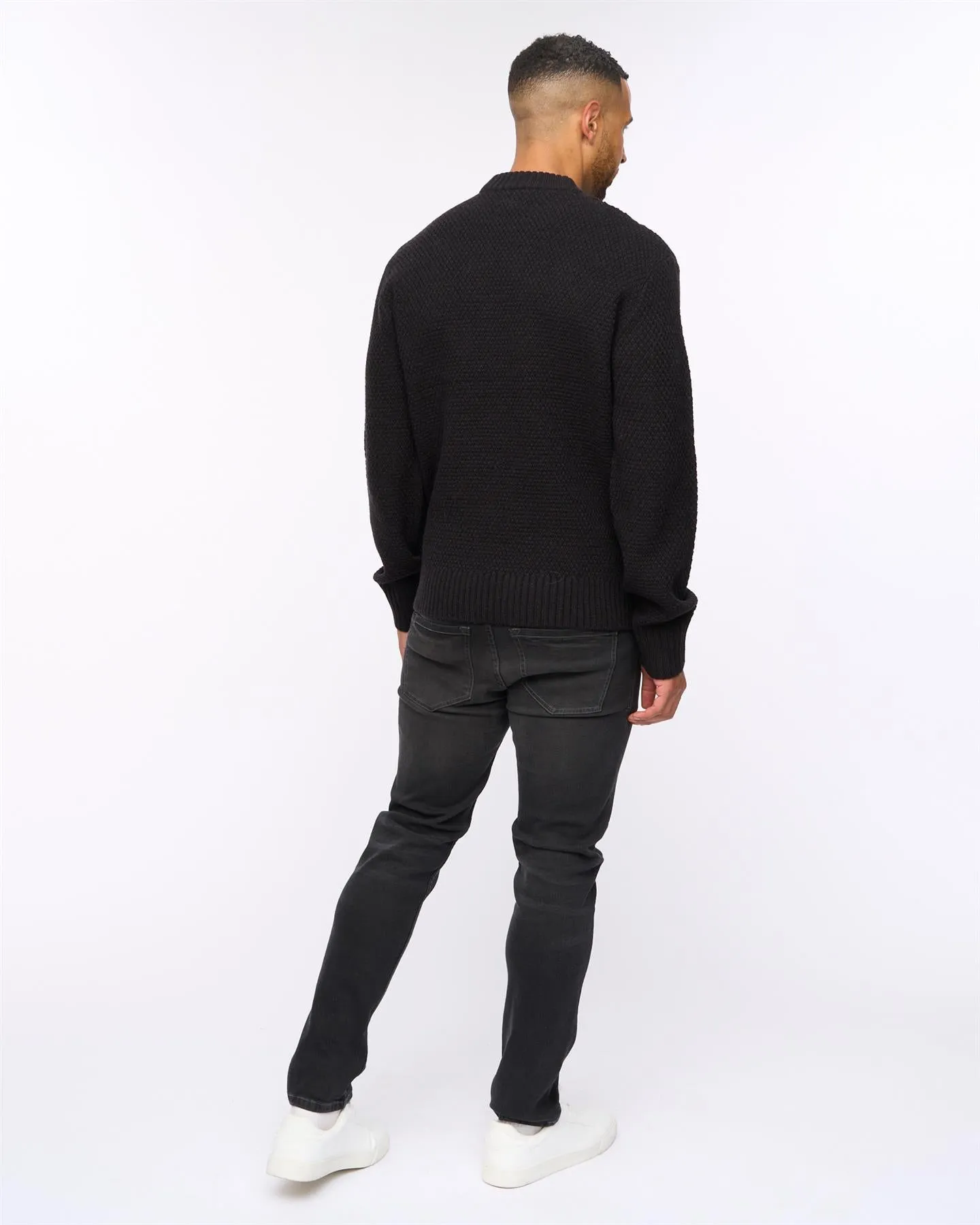 Brocksten Cable Knit Jumper Black sold by Brand Corner product image thumbnail 4