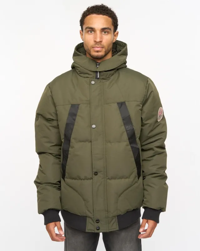 Mens Traction Bomber Jacket Khaki sold by Brand Corner