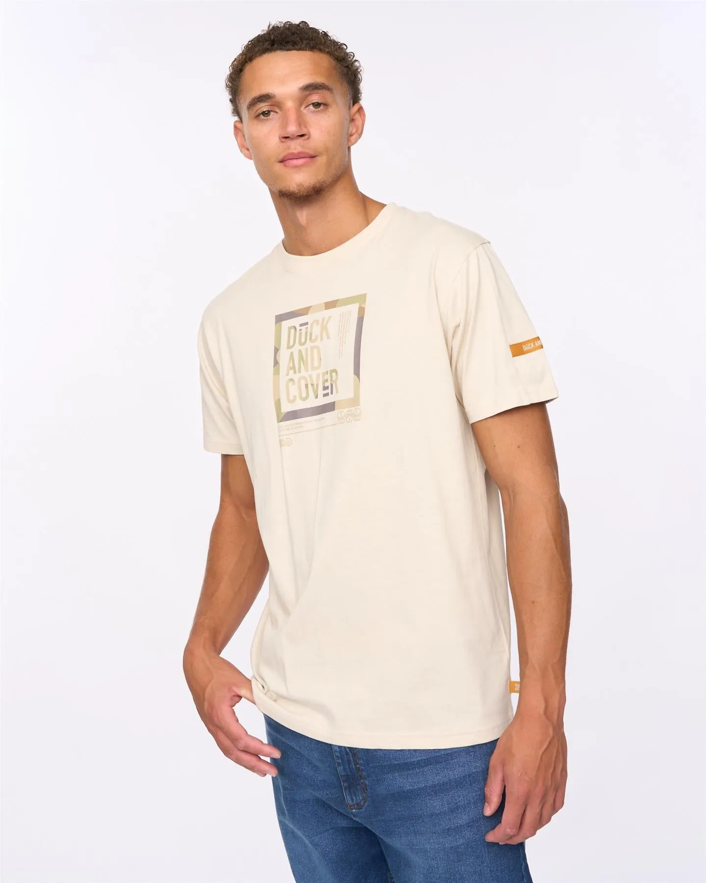 Mens Primatic T-Shirt Off White sold by Brand Corner product image thumbnail 2