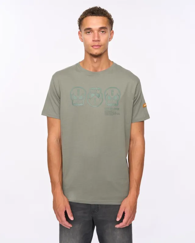 Mens Deltamans T-Shirt Dark Olive sold by Brand Corner