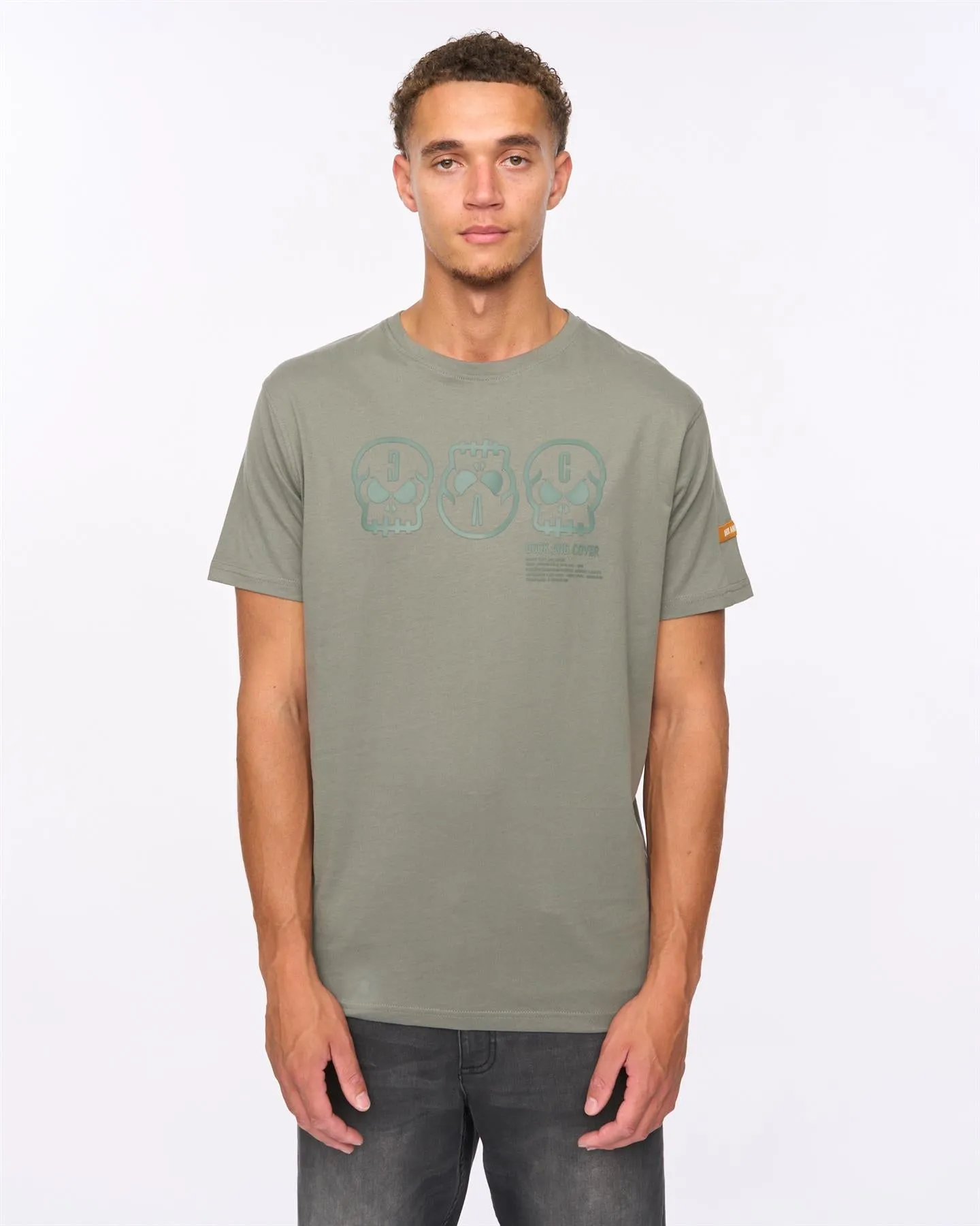 Mens Deltamans T-Shirt Dark Olive sold by Brand Corner