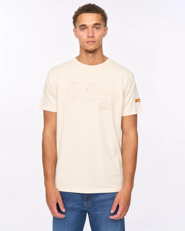 Mens Deltamans T-Shirt Light Stone sold by Brand Corner