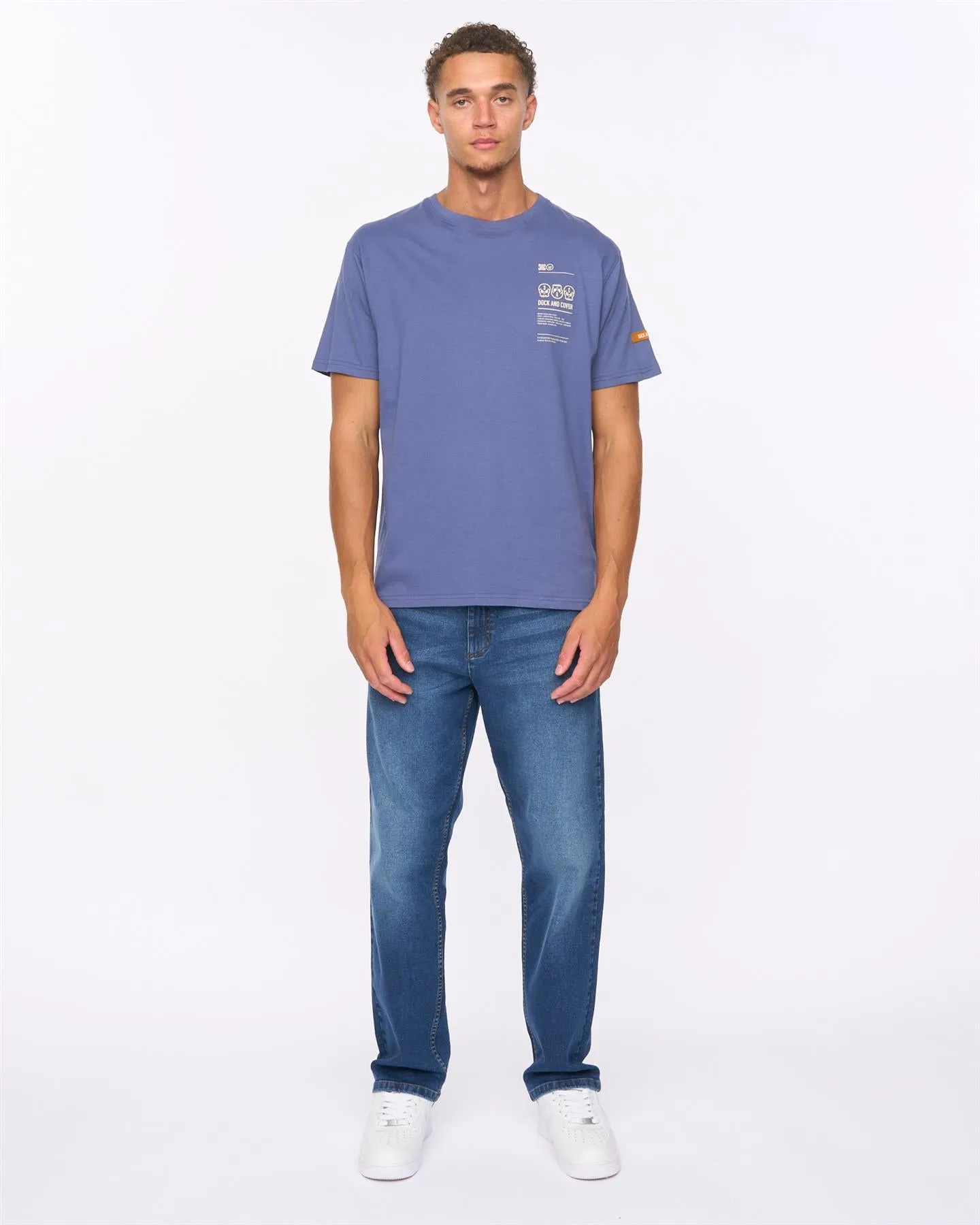 Mens Cramptone T-Shirt Denim Blue sold by Brand Corner product image thumbnail 3