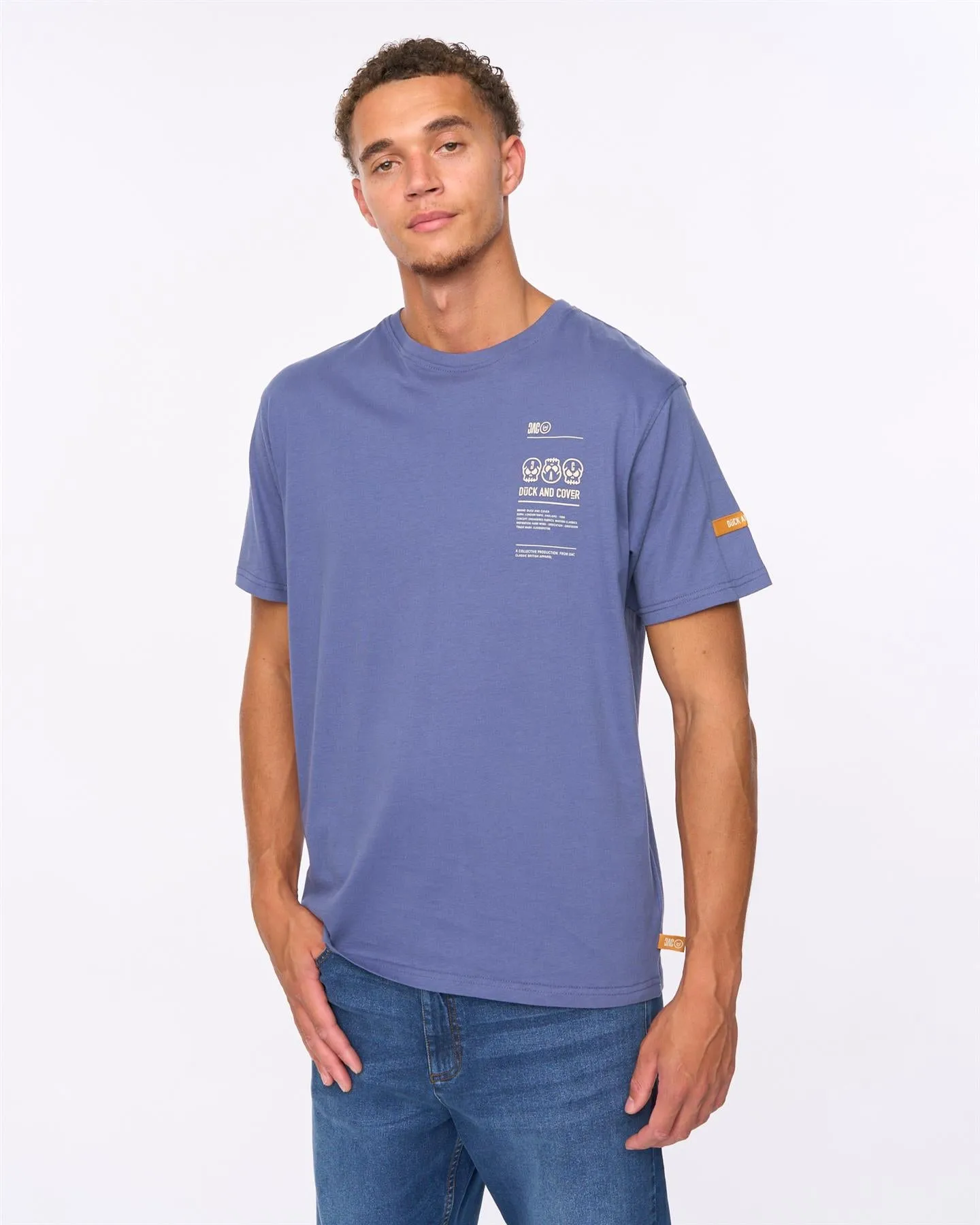 Mens Cramptone T-Shirt Denim Blue sold by Brand Corner product image thumbnail 4