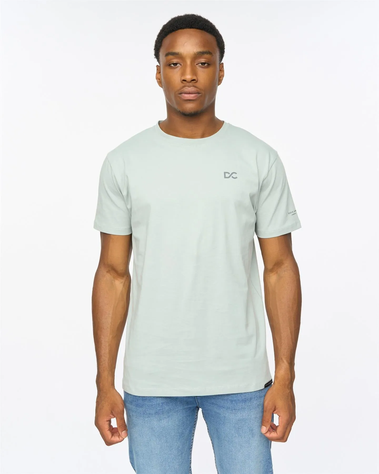 Mens Trimlines Heavy T-Shirt Steel Blue sold by Brand Corner